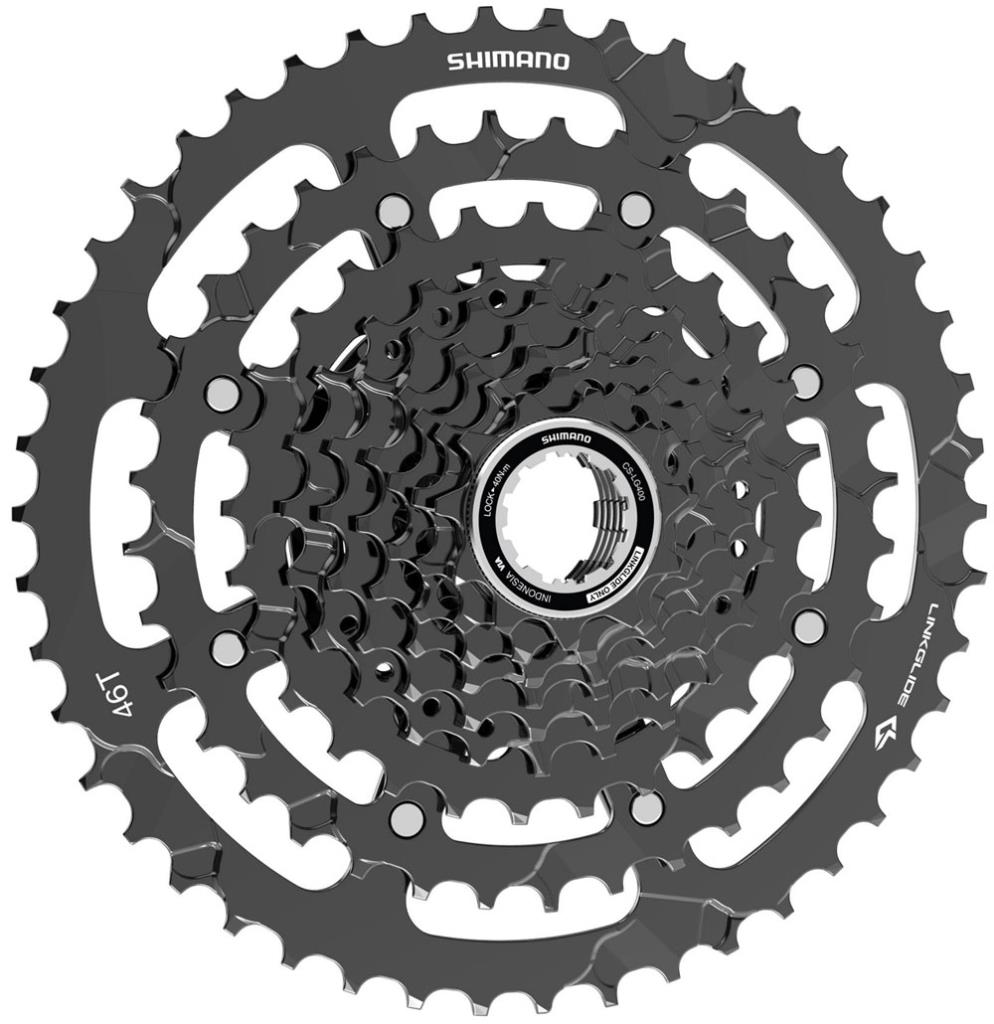 Shimano Cues CS-LG400-9 11-46T 9-Pack Ruble ECSLG4009146