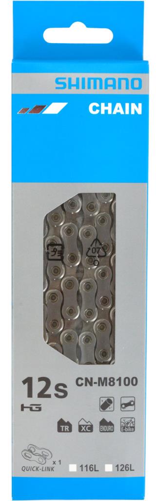 Shimano Deore XT | Ultegra | GRX CN-M8100 12S Zincir 116L ICNM8100116Q