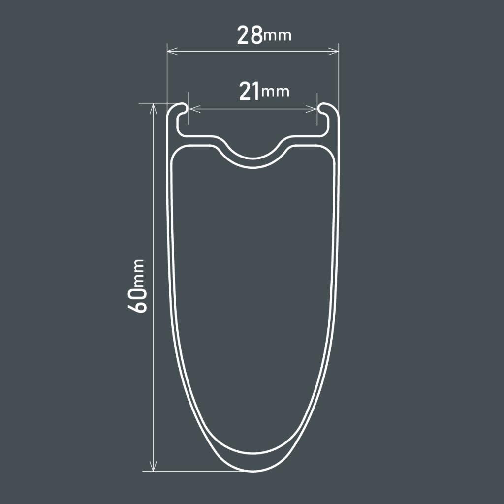 Shimano Dura-Ace C60 Karbon Jant Seti Tubeless WH-R9270-C60-TL Centerlock EWHR9270C60LFEREDB