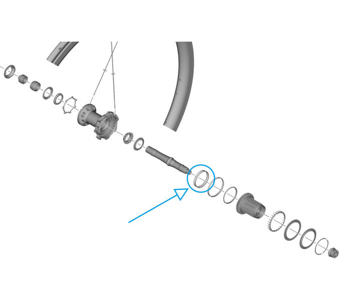 Кассетная покрышка Shimano Dura-Ace WH-R9270-C50-TU-R Y0ML07000