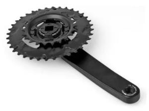 Комплект велосипедных шатунов Shimano FC-M315-B2, шестерня 7/8, 36/22T, 175 мм, EFCM3152BE62XL