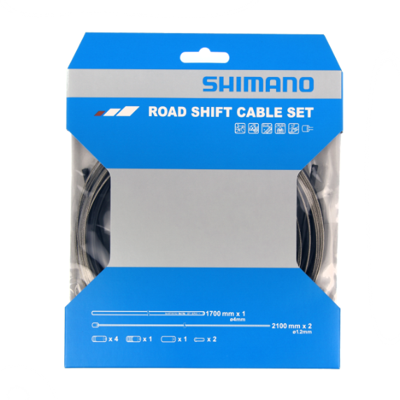 Комплект тросов переключения передач Shimano OT-SP41 RVS черный SIS-SP40 Y60098022