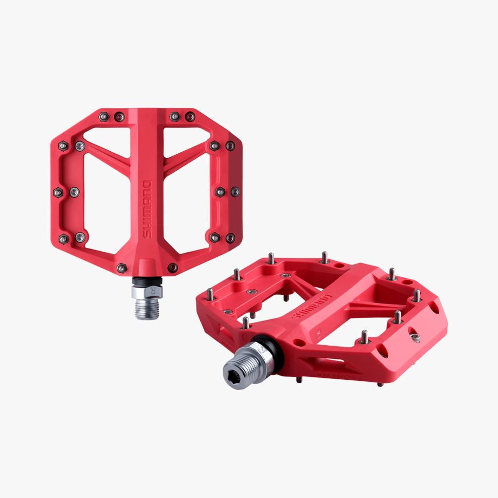 red spd pedals Shimano PD-GR400 Platform Pedal Red BMX/DH EPDGR400R – Uğur Bisiklet