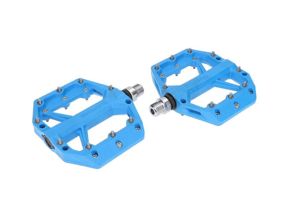 Платформенная педаль Shimano PD-GR400 синяя BMX/DH EPDGR400B