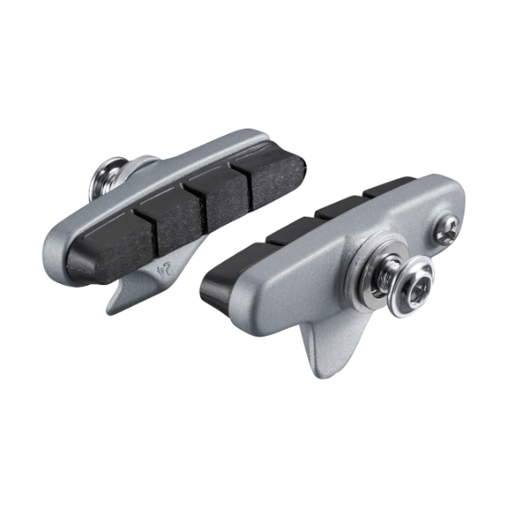 Shimano R55C4 Тормозные колодки для шоссейного велосипеда, 1 пара, серебристые Y8ZJ98010