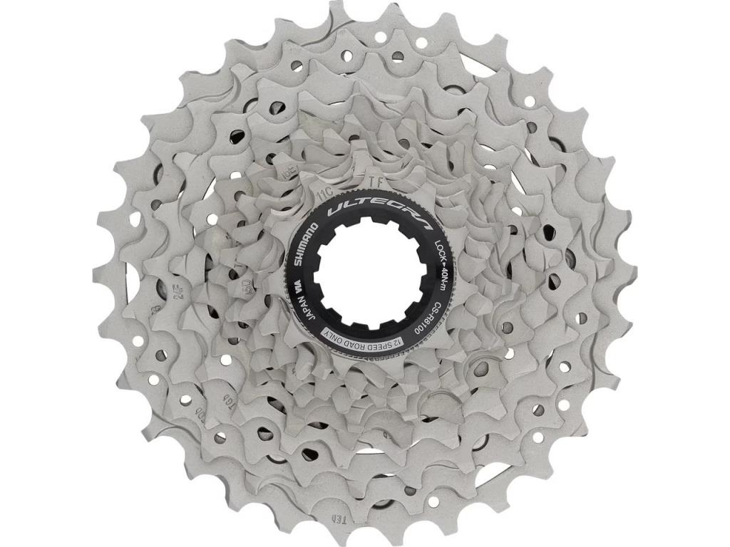 Велосипед Shimano Ultegra CS-R8100, 12 рублей, совместимость с шестернями, 11–30 зуб.