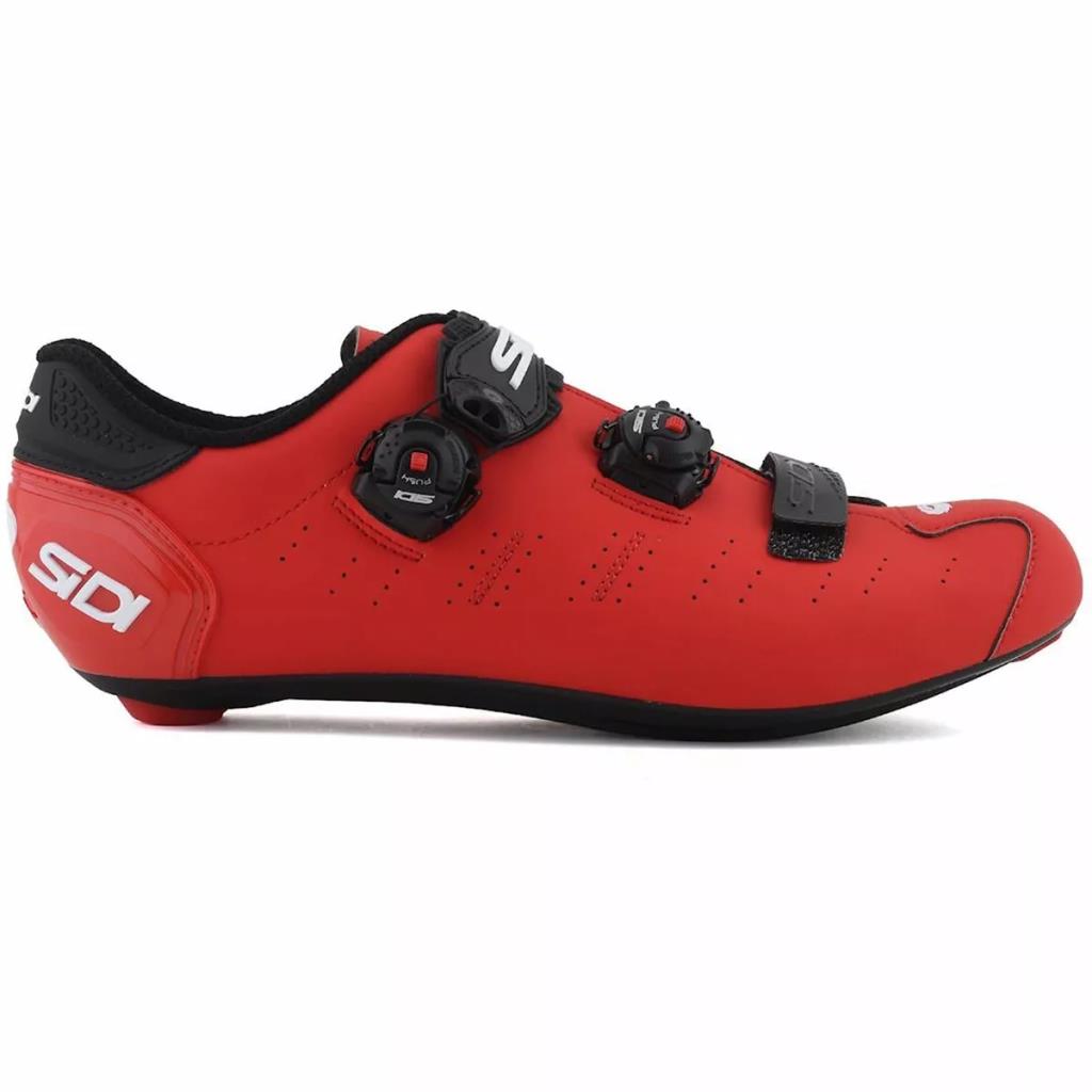Sidi Ergo 5 Matt Yol Bisikleti Ayakkabısı Matt Red Black 43 Numara