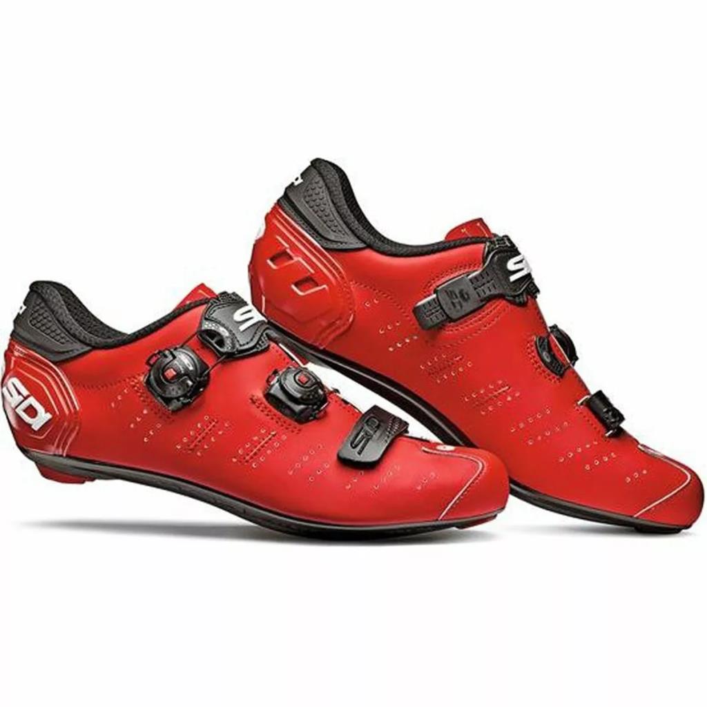 Sidi Ergo 5 Matt Yol Bisikleti Ayakkabısı Matt Red Black 43 Numara