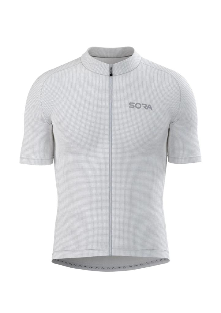 Sora White Regular Men's Cycling Jersey