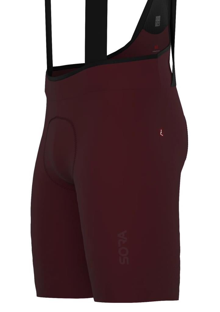 Sora Claret Red Road Racer Strappy Cycling Tights