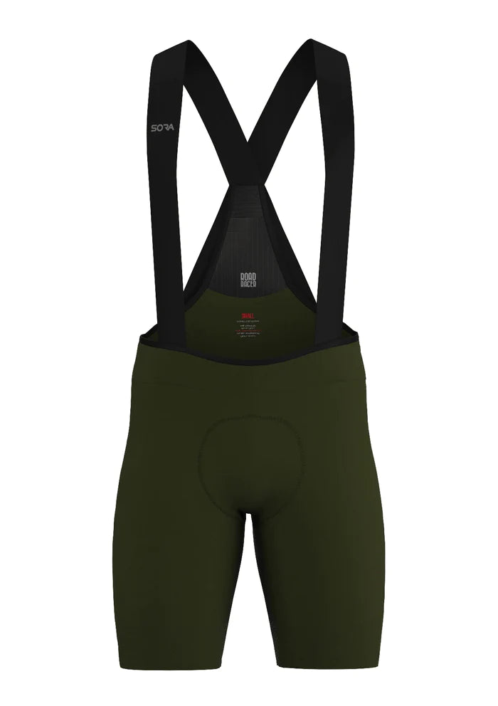 Sora Khaki Road Racer Strappy Cycling Tights