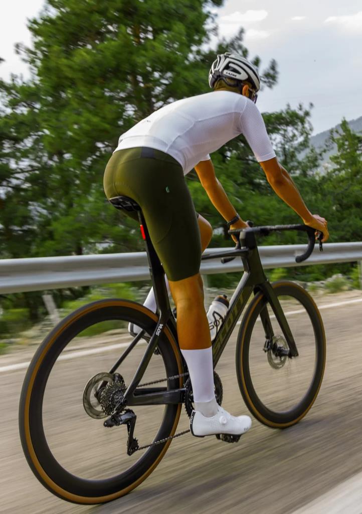 Sora Khaki Road Racer Strappy Cycling Tights