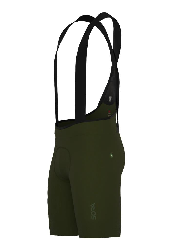 Sora Khaki Road Racer Strappy Cycling Tights