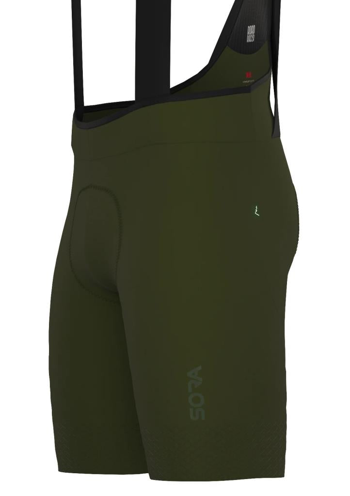 Sora Khaki Road Racer Strappy Cycling Tights
