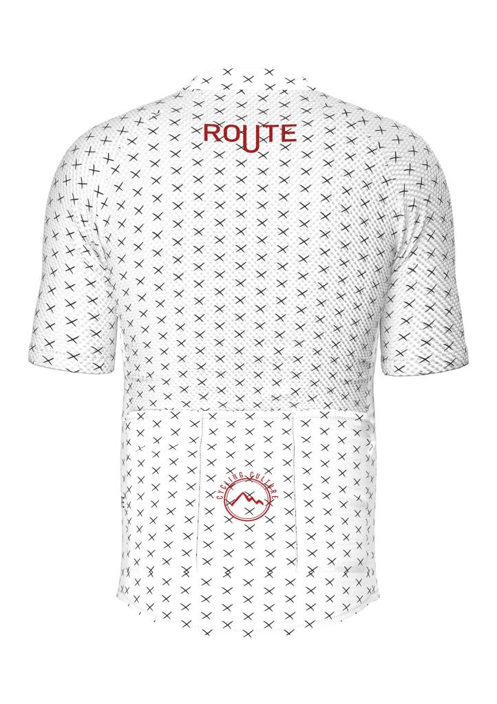 Sora Kırmızı/Beyaz Route Classic Slim Bisiklet Forması