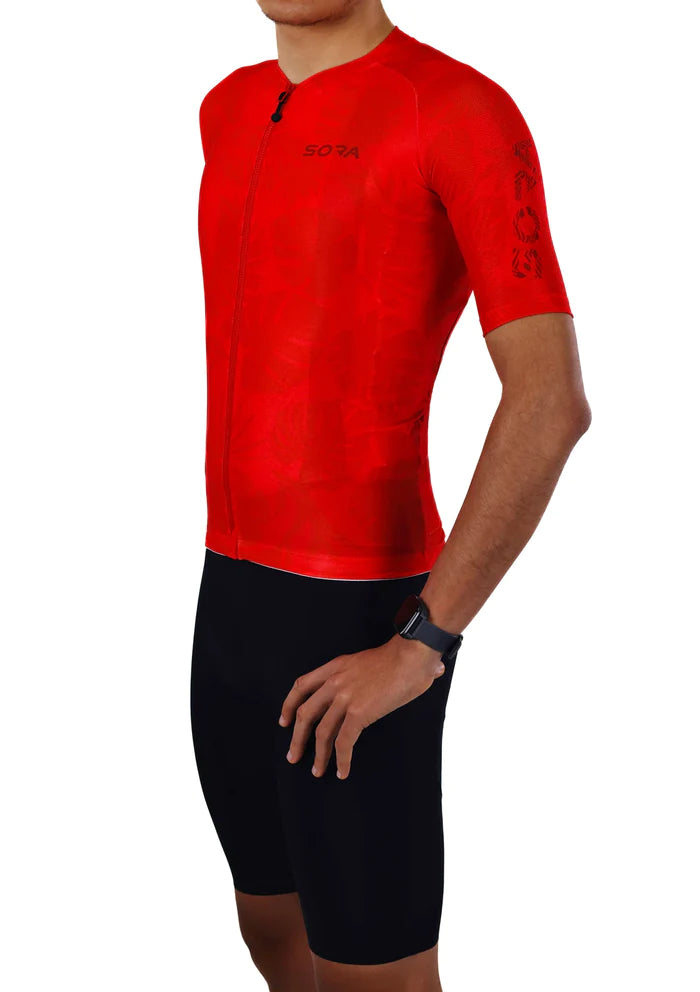 Sora Red Classic Cycling Jersey