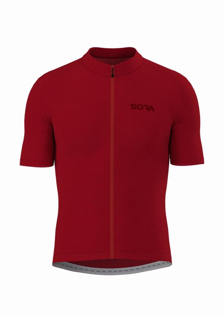 Sora Red Regular Men's Cycling Jersey