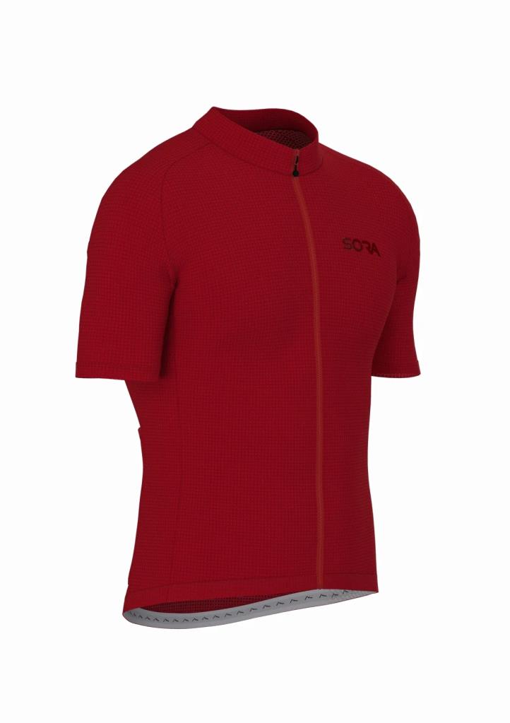 Sora Red Regular Men's Cycling Jersey