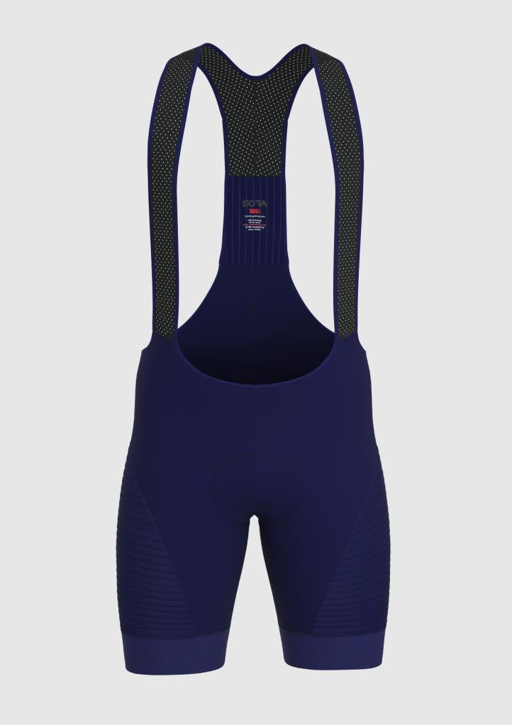 Велосипедные тайтсы Sora Navy Blue Pro 2.0 с бретелями