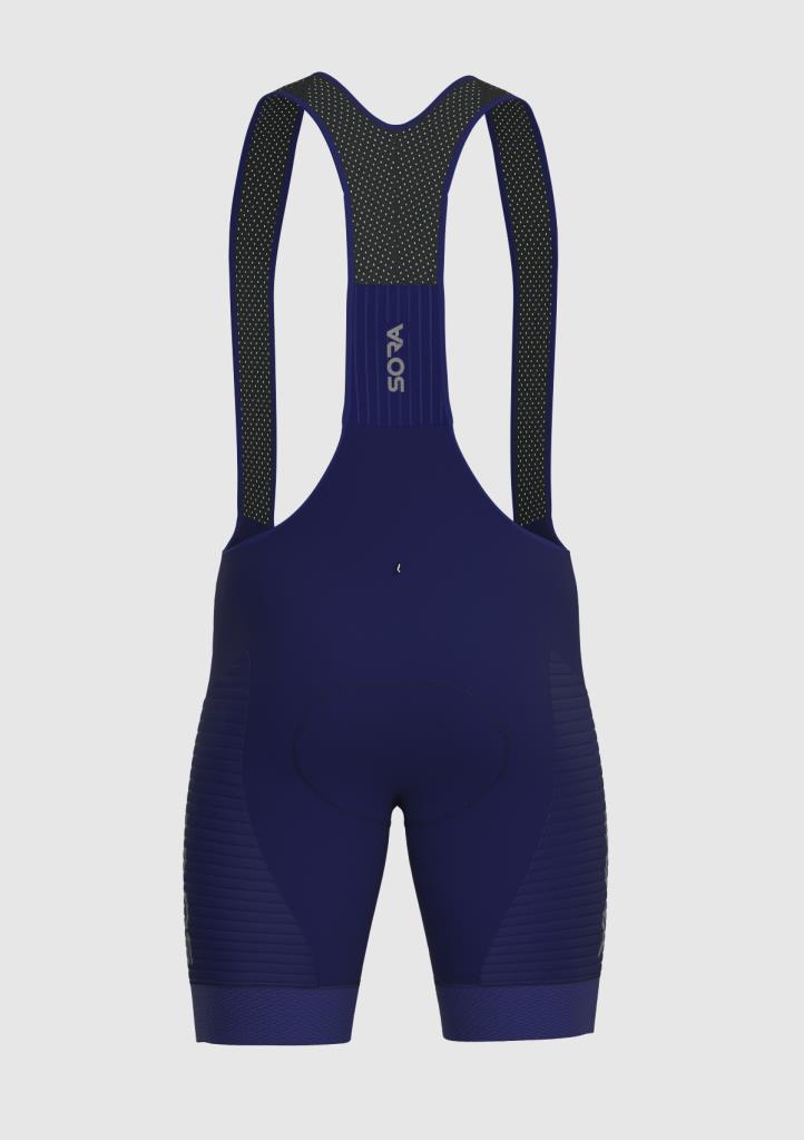 Велосипедные тайтсы Sora Navy Blue Pro 2.0 с бретелями