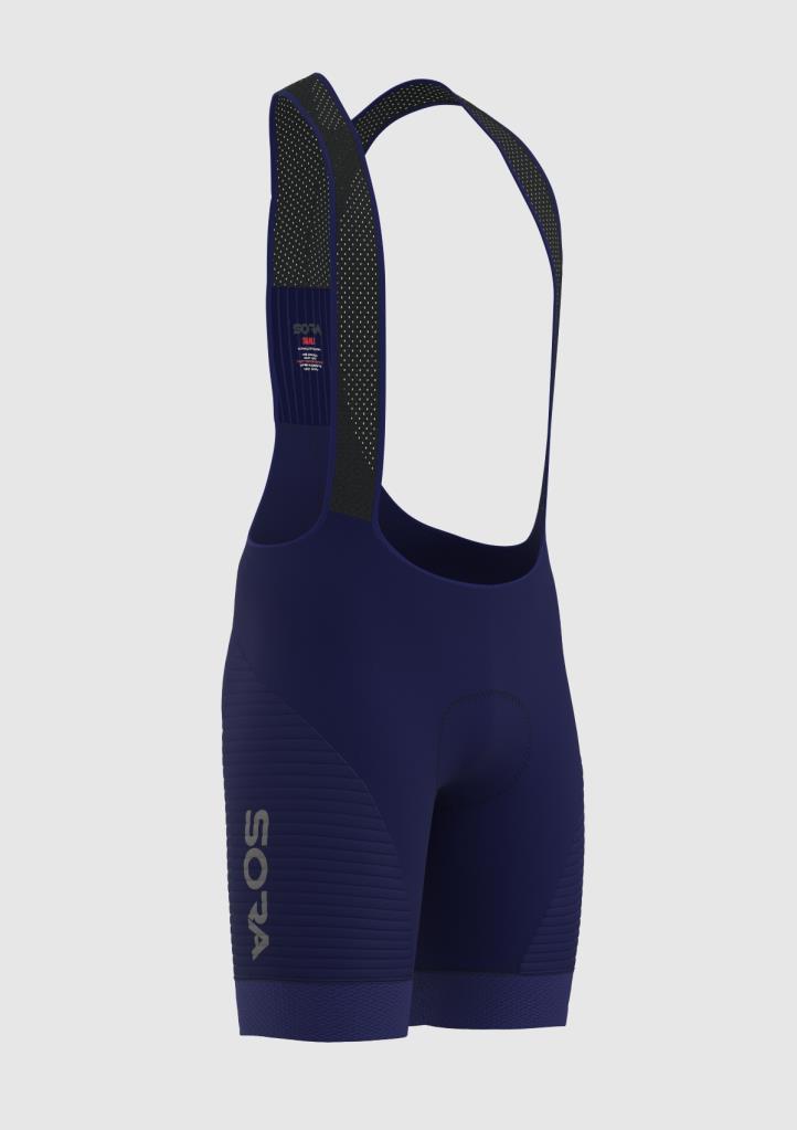 Велосипедные тайтсы Sora Navy Blue Pro 2.0 с бретелями