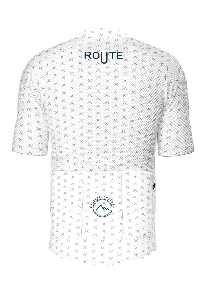 Классический тонкий велосипедный трикотаж Sora Blue/White Route Classic