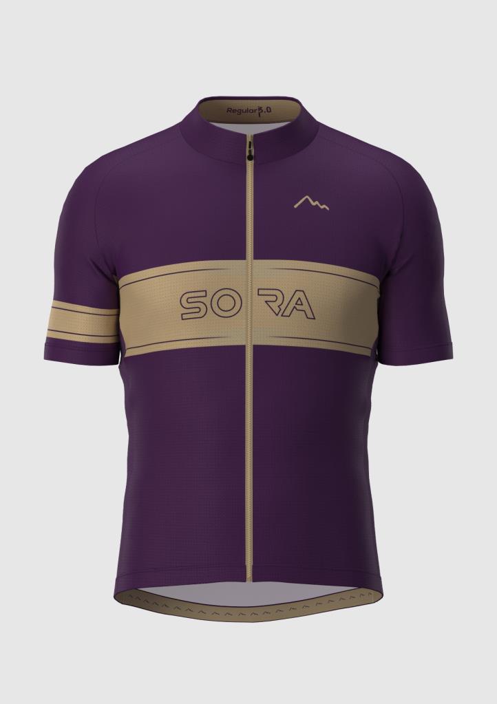 Велосипедная майка Sora Purple-Cream Regular 3.0