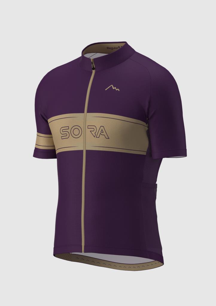 Велосипедная майка Sora Purple-Cream Regular 3.0
