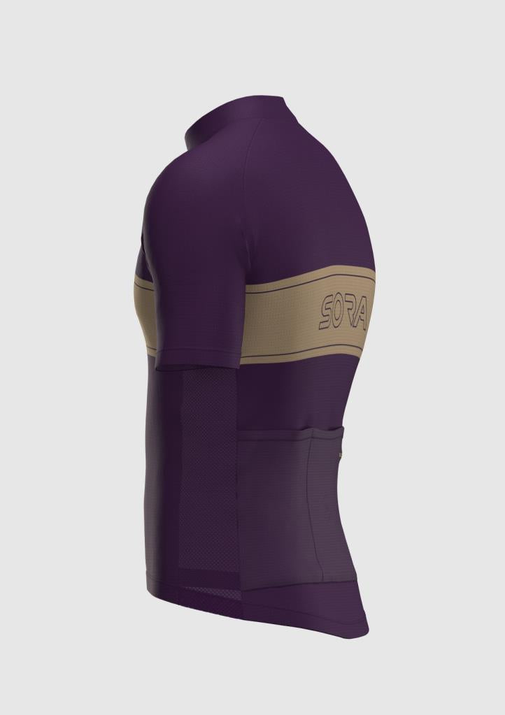 Велосипедная майка Sora Purple-Cream Regular 3.0
