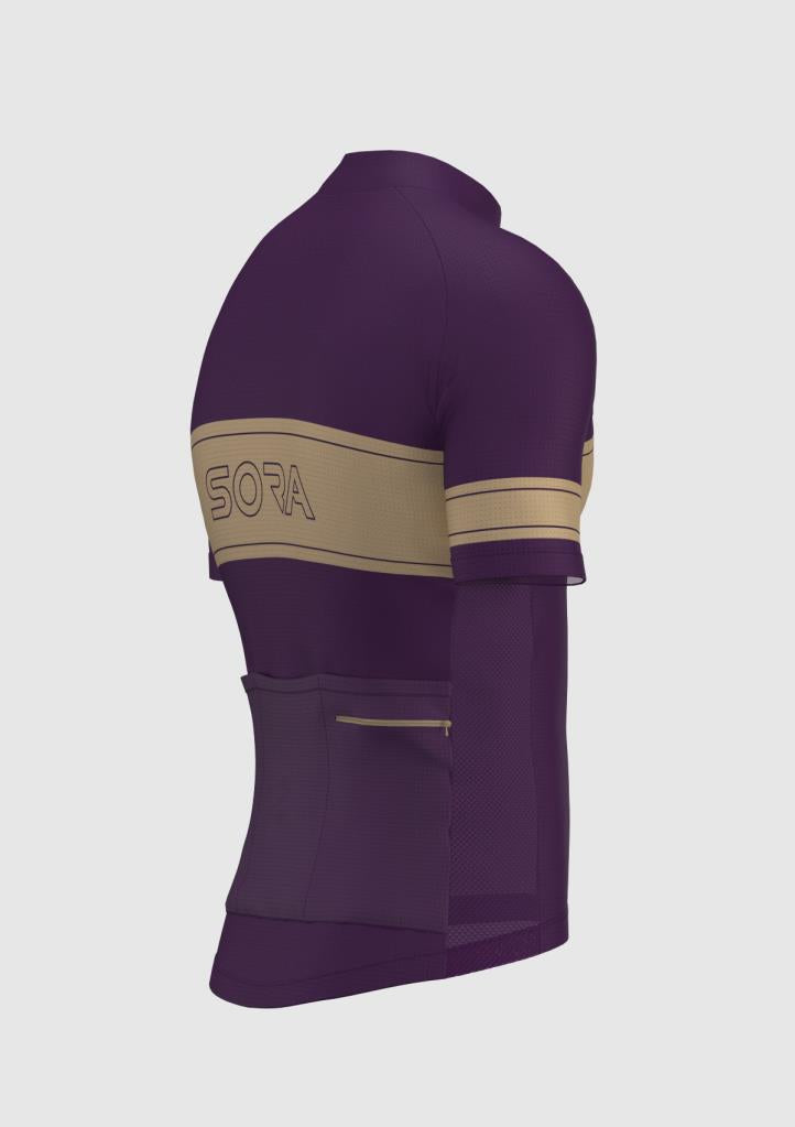 Велосипедная майка Sora Purple-Cream Regular 3.0