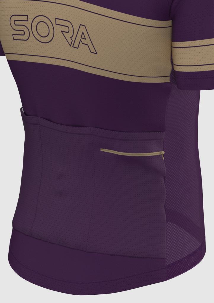Велосипедная майка Sora Purple-Cream Regular 3.0