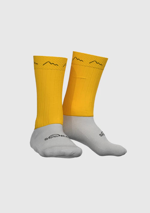 Sora Yellow Pro Light Cycling Socks