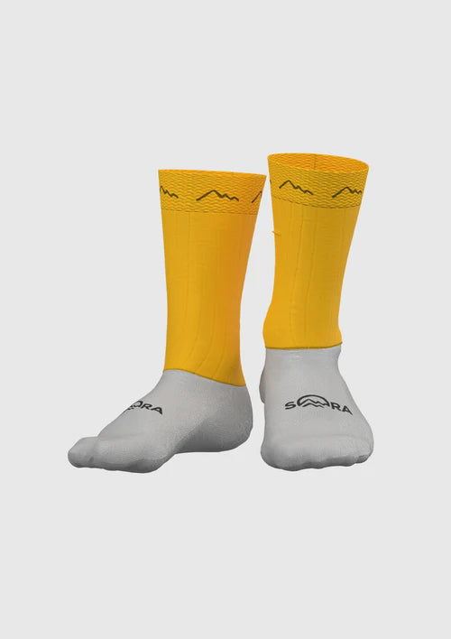 Sora Yellow Pro Light Cycling Socks