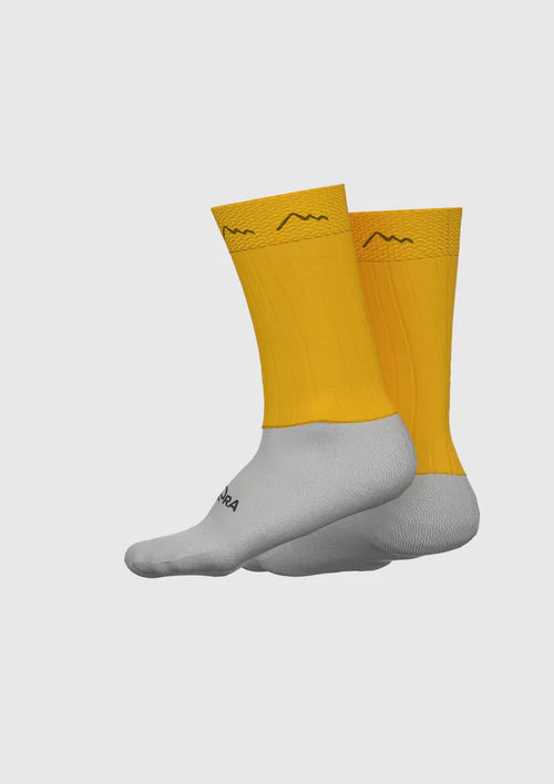 Sora Yellow Pro Light Cycling Socks