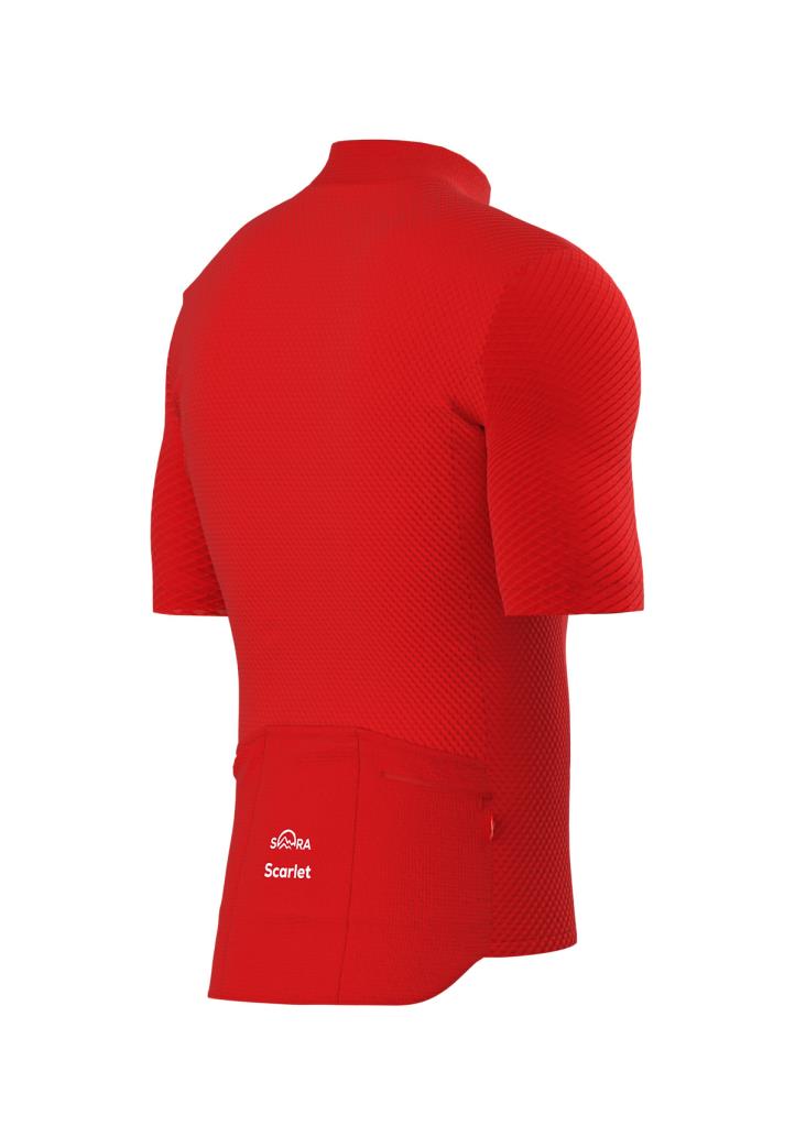 Летняя велосипедная майка с короткими рукавами Sora Scarlet Boost+ 2.0