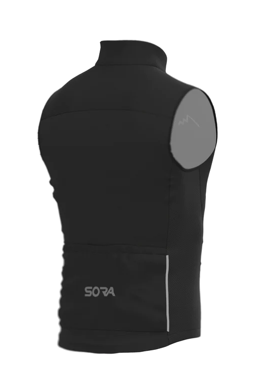 Черная зимняя ветровка Sora