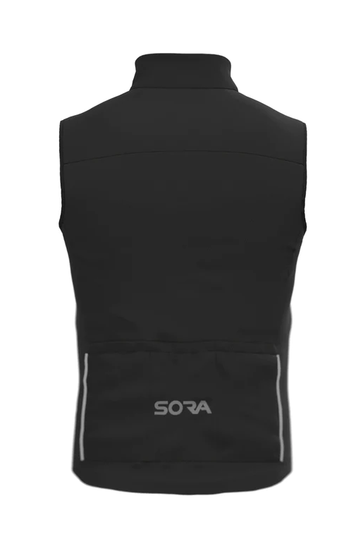 Черная зимняя ветровка Sora