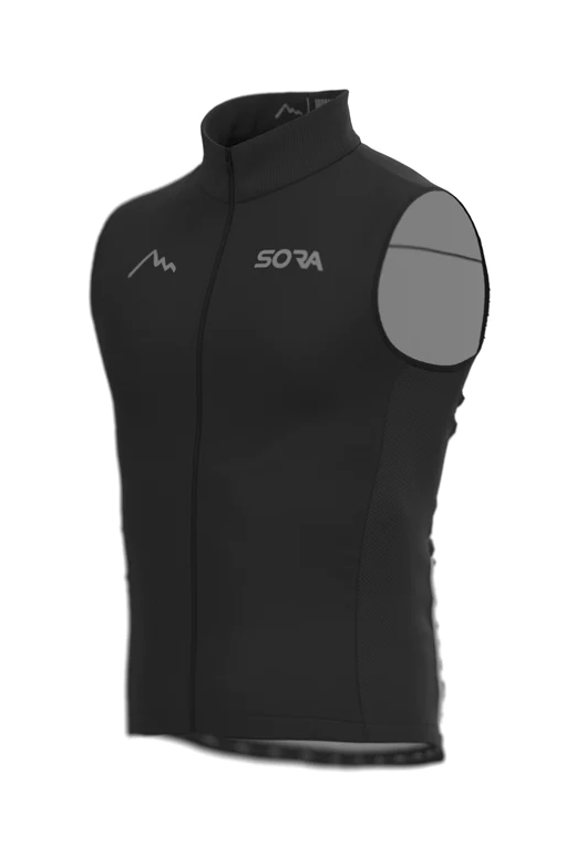 Черная зимняя ветровка Sora
