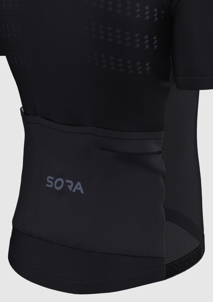 Черная велосипедная майка Sora Regular 3.0