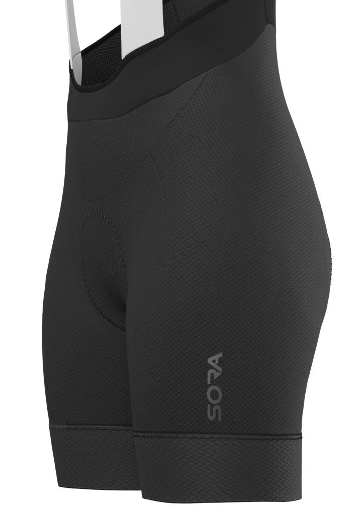 Женские велолеггинсы Sora Black Ultimate с подтяжками