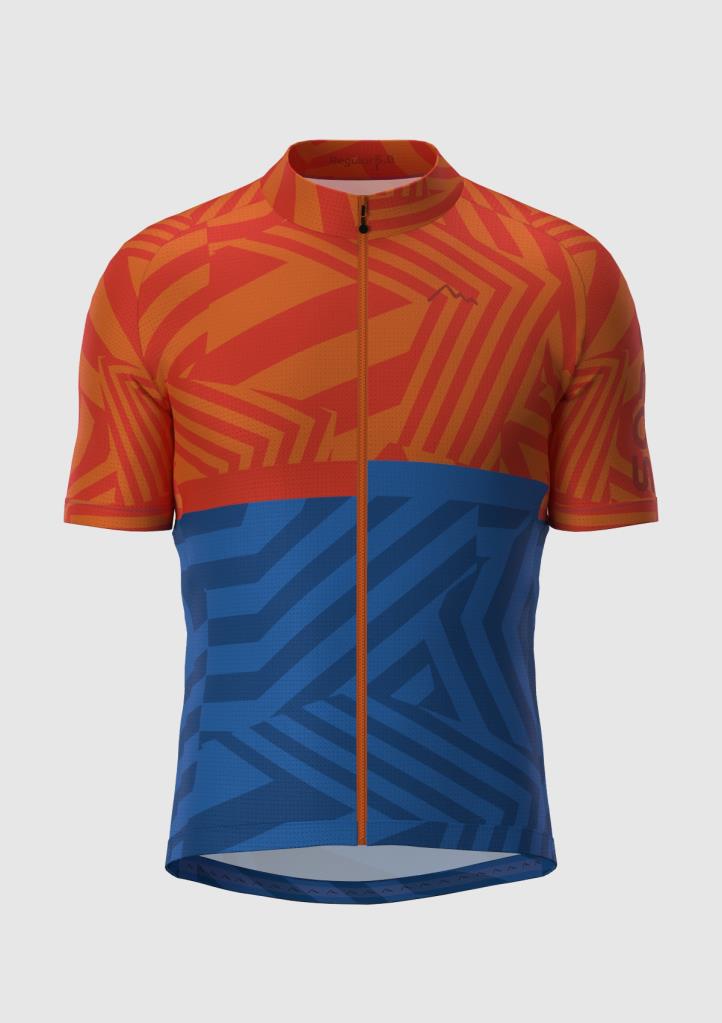 Велосипедная майка Sora Orange-Blue Regular 3.0