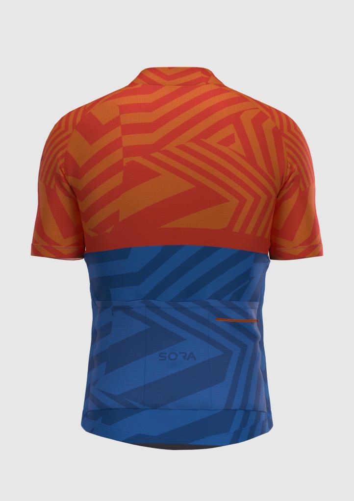 Велосипедная майка Sora Orange-Blue Regular 3.0