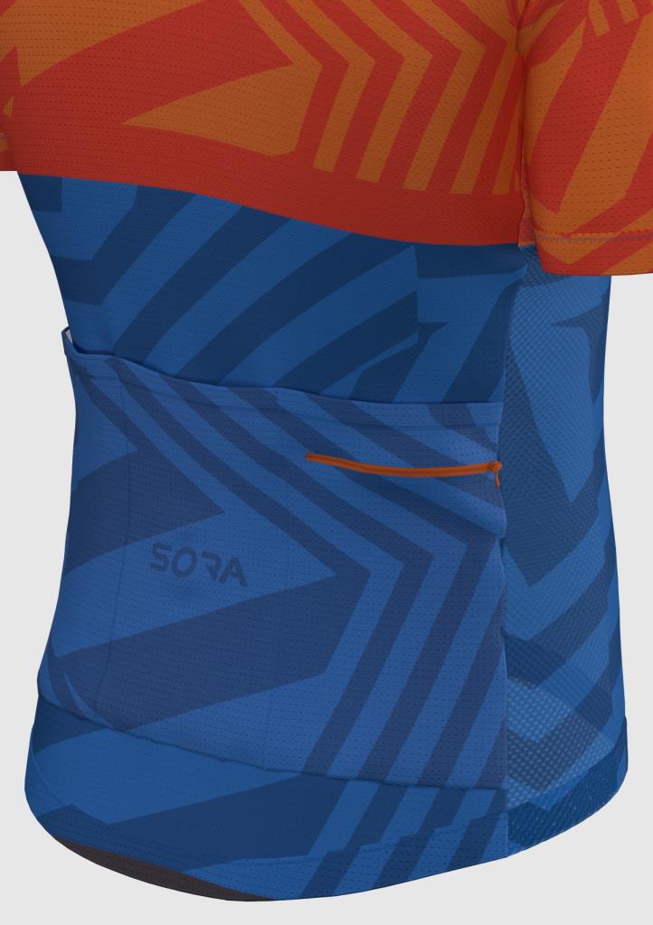 Велосипедная майка Sora Orange-Blue Regular 3.0