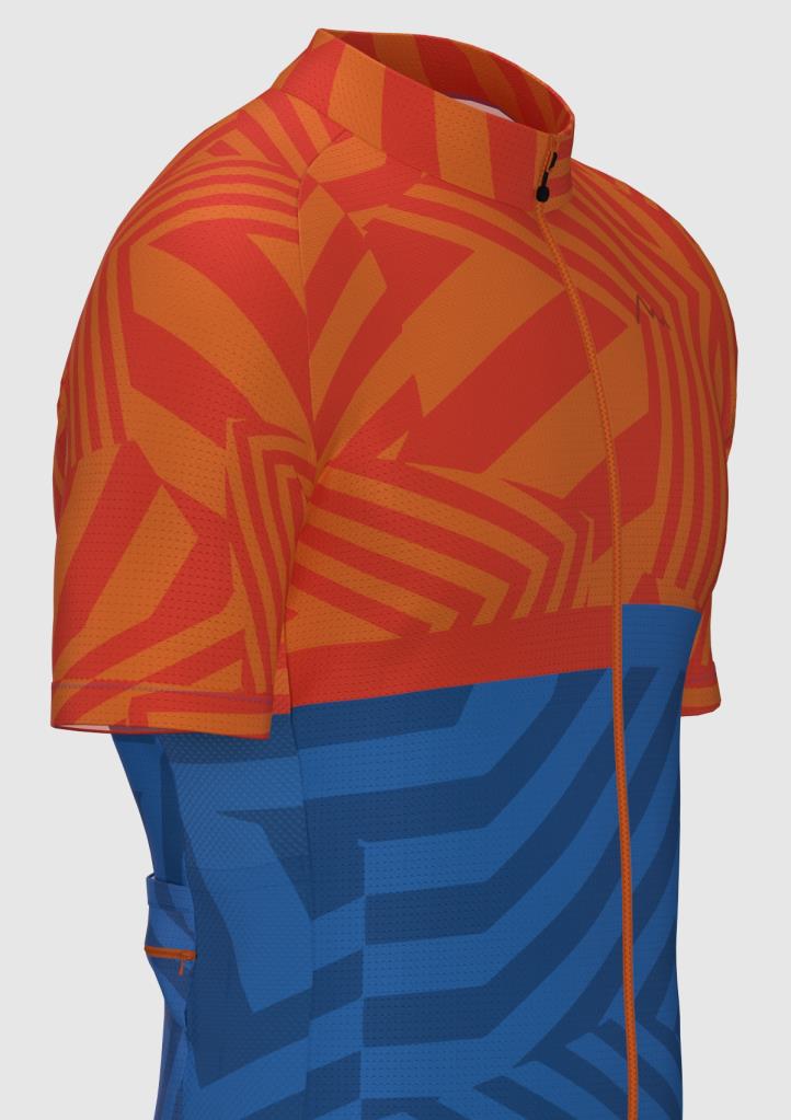 Велосипедная майка Sora Orange-Blue Regular 3.0