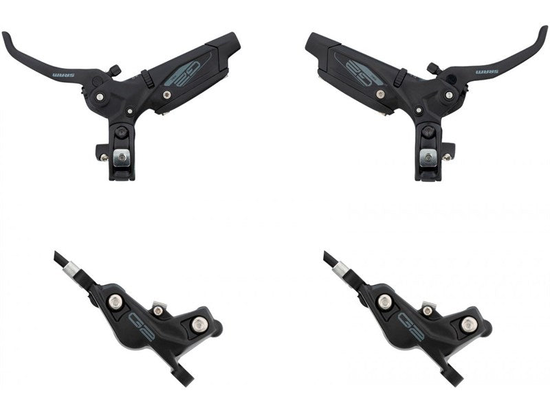 Комплект передних и задних гидравлических дисковых тормозов Sram G2 RSC, 4 поршня