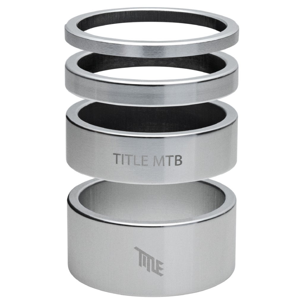 Title Alloy Headset Spacer Kit Furç Spacer Seti Farklı Renklerde