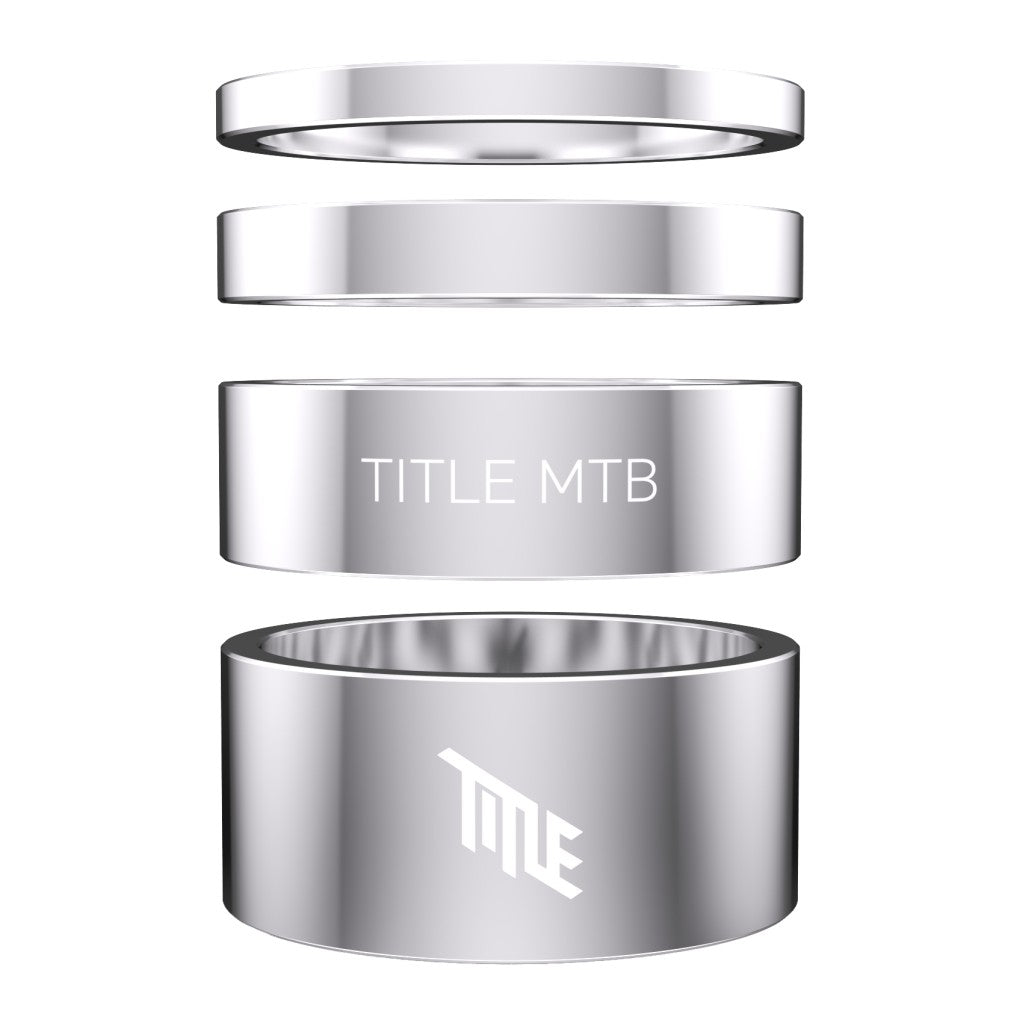 Title Alloy Headset Spacer Kit Furç Spacer Seti Farklı Renklerde