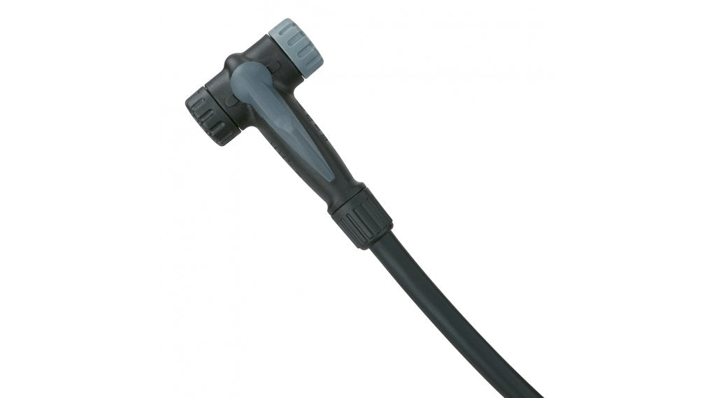 Велосипедный насос Topeak Joeblow Max HP на пьедестале, серый с индикатором