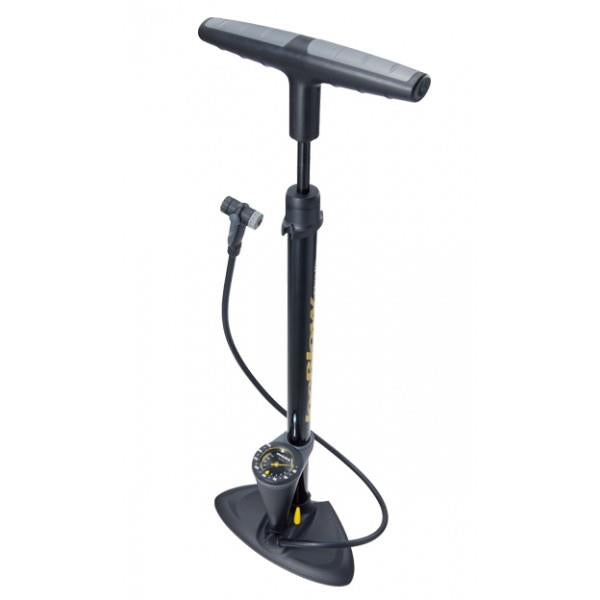Велосипедный насос Topeak Joeblow Max HP на пьедестале, черный с индикатором
