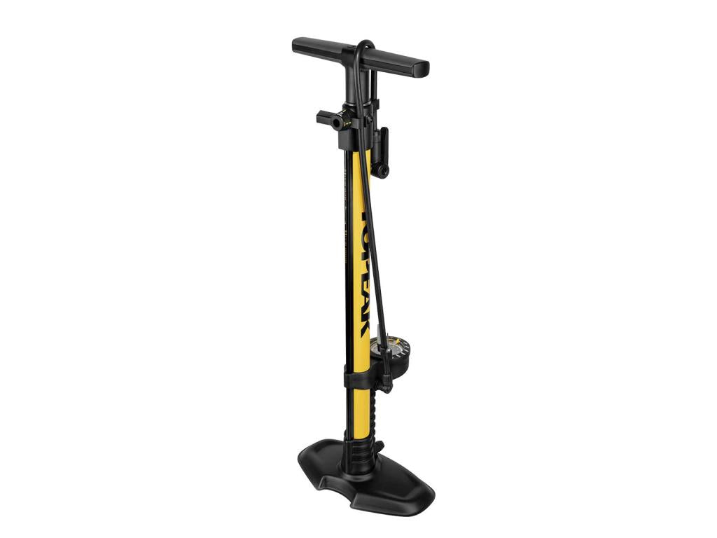 Topeak JoeBlow Sport 2 Stage Pedestal Bicycle Pump TJB-S2STG Black Yellow
